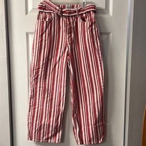 BDG by Urban Outfitters red & white stripe pants